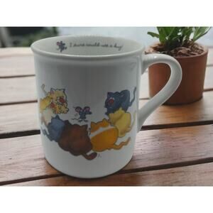 Cat and Mouse Hallmark Rim Shots Vintage coffee cup 1985 vintage mugs